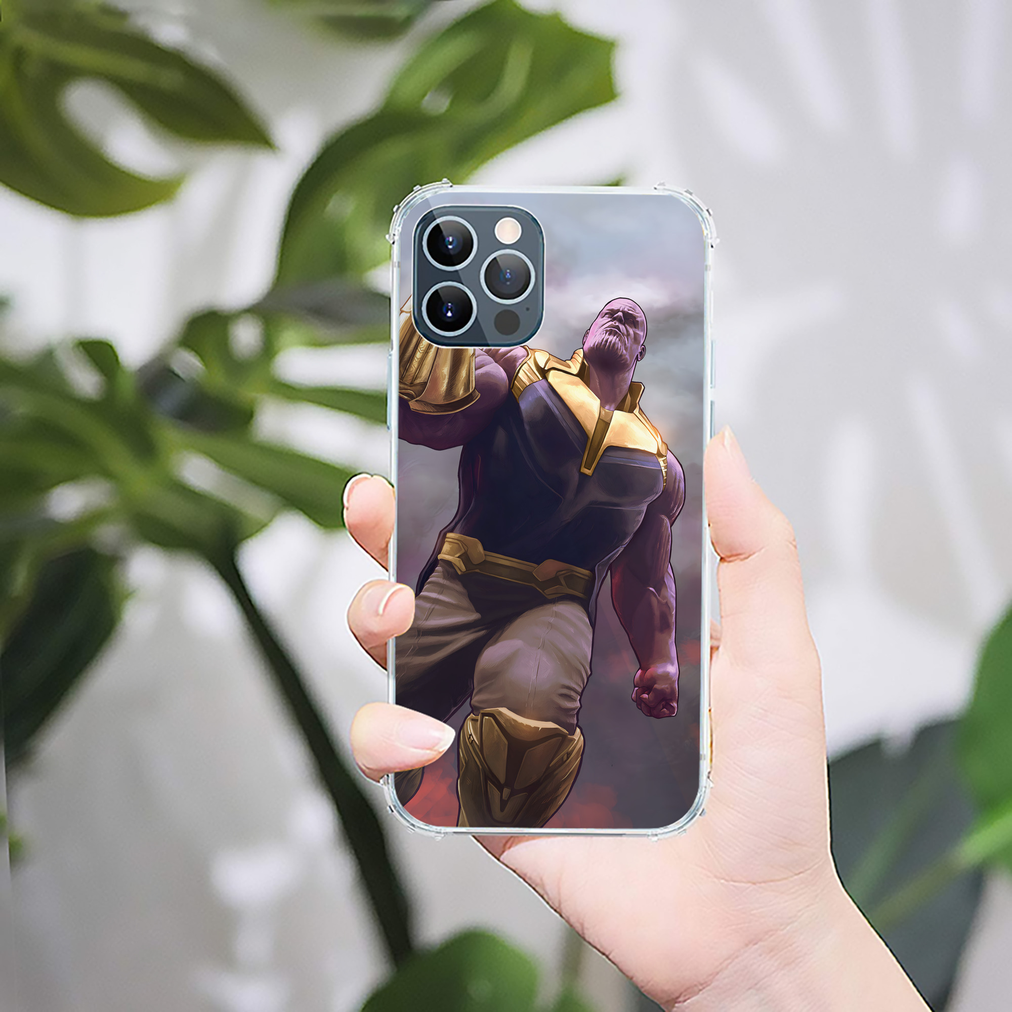 （画像用） アベンジャーズ The Avengers 【iPhone 12シリーズ対応】透明スマホケース（クリアソフトケース）